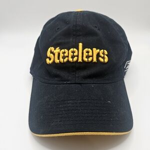 Pittsburgh Steelers Hat NFL Team Apparel Black Yellow Adjustable